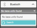 RaySafe X2 View User Manual Import measurements If no base units are found, try searching by selecting Search in the Bluetooth menu. NOTE!
