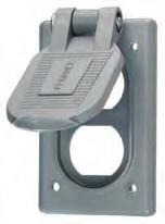 HBL7420 thermoplastic, vertical standard box mount, HBL5222* Same as above except yellow.