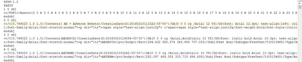 that the.fdf file can be open as a text file and can then be converted to a SAS dataset as shown in Figure 4.