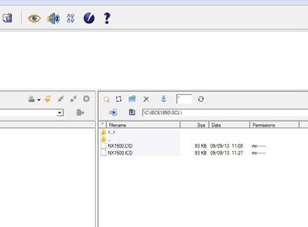 The screen will show two files - EPM9900.CID which is the default CID file, and EPM9900.