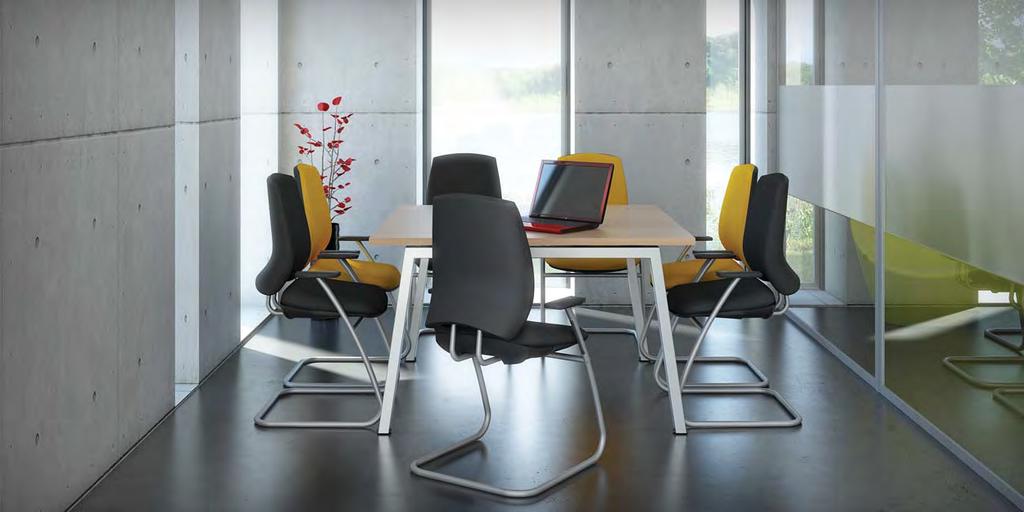 Meeting Table Comprising of a one piece top, this meeting table is idealy suited for