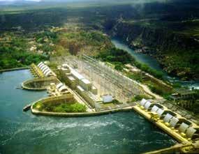Usina de Água Vermelha (AES) Água Vermelha Hydro Power Plant consists of 6 Gen. Units of 250 MVA each.