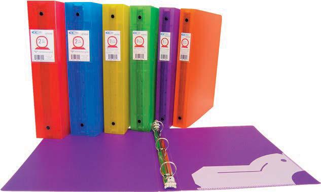 FROSTED Collection R 19 AE92290 Thick Frosted Poly Binders Inside and Spine Pocket,