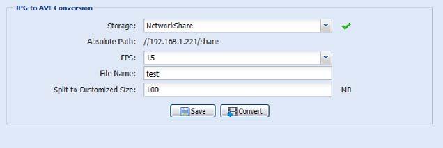 13 Network Share at page 16. Step1: Configure when to take snapshots in Snapshot, and choose Network Share as the storage mode.