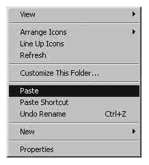 Then, right-click an image file to display the menu and click [Copy].