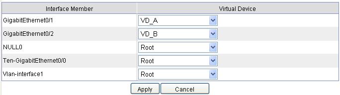 Figure 58 Creating VD_B b. Enter the VD ID 3. c. Enter the VD name VD_B. d. Set the maximum number of sessions to 100000. e. Set the maximum number of real service groups fo