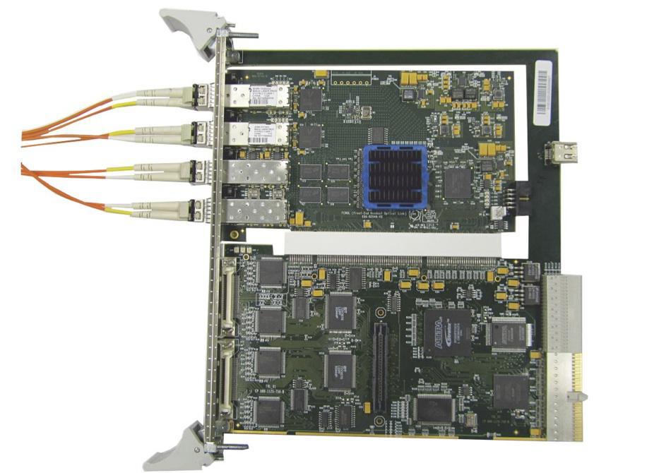 FEROL inside FRL Figure 2. Compact PCI FRL card (left) with the embedded Myrinet PCI-X network card attached to the FED s Slink64 via a SLINK cable, and the new FEROL board inside the FRL (right).