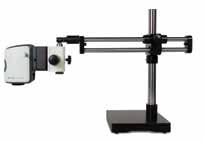 Single-arm boom stand High stability boom stand, ideal for larger specimens. Robust stand option, complete with heavy duty platform base and focus module.