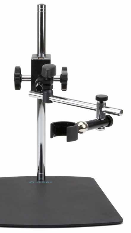 Q-scope stands Matching all applications Q-scope Professional Stands The Q-scope stands are designed to be stable and well balanced and provide smooth