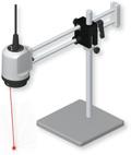 All Optilia Boom stands provide straight or lateral Camera mount.