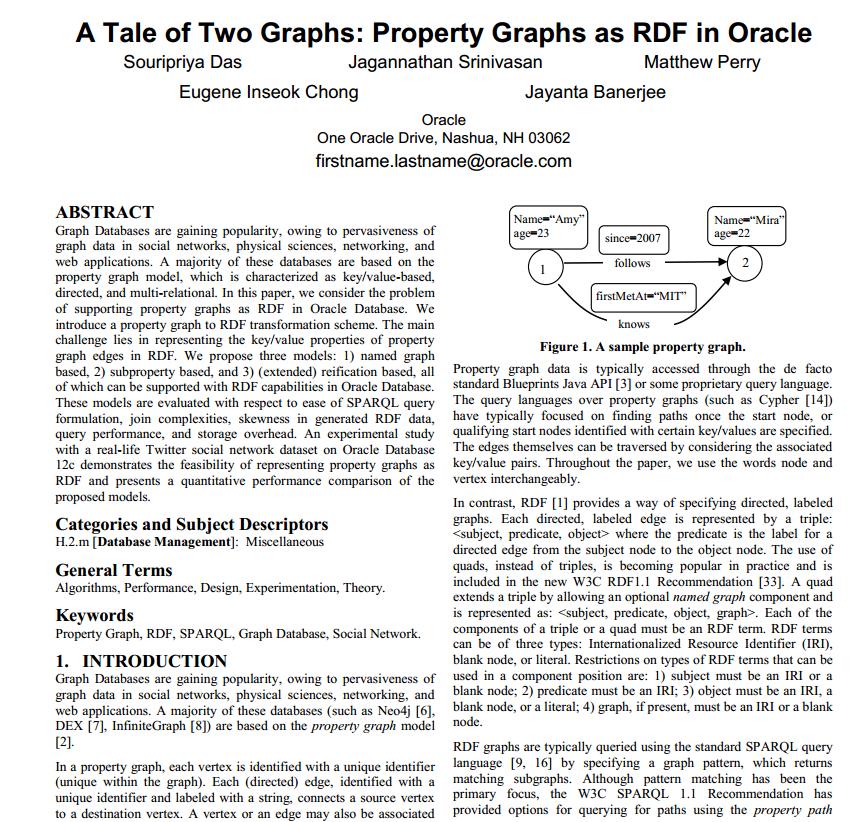 So: can Semantic Graph Databases NOT do property
