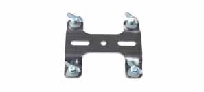 Omega clamps CL Single omega bracket for one clap (black) Combined Omega Bracket allows usage of a single clamp while hanging the fixture.