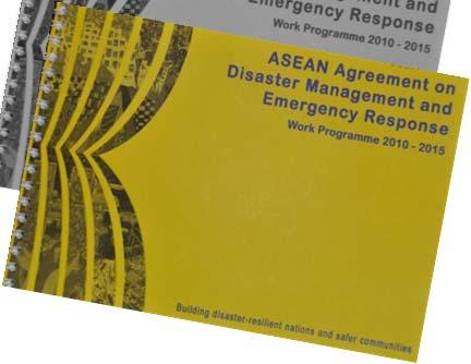 Outreach and Mainstreaming Training and Knowledge Management Monitoring and Evaluation Endorsed by the ASEAN Committee on Disaster Management in March 2010 as a rolling plan BUILDING DISASTER