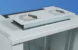 1 x cable clamping rail. 1 x Mounting kit. ACT20058 Vertiv Knürr ConAct Ventilation Unit with Thermostat Easy retrofitting of ventilation unit in top cover. With two axial fans. With thermostat.