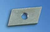 Universal mounting option for installation accessories, socket strips, telecommunication installation units, mounting panels, etc. For side and cross installation. Material / Finish Sheet steel 1.