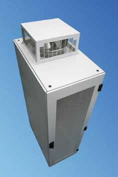 The ever-increasing power losses of electronic modules make for high demands on effective cooling. Large air-flow volumes ensure secured heat dissipation.