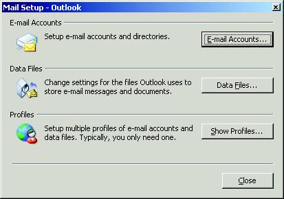 4.7.2 Creating Email Accounts and Profiles Computer Applications Before using Outlook, an Email profile and account has to be created. 1.
