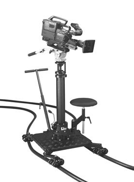 The Jib arm can fold and extend. When folded for transport, only 80cm long. During operation, the front section can be extended from 95 to 150cm.