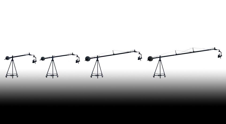 VZ-SnapCrane-16 Professional Modular Camera Crane Instruction Manuall WEIGHTS NOT INCLUDED STANDARD 1 -HOLE BARBELL WEIGHTS ARE AVAILABLE AT MOST SPORTING GOODS STORES For a video tutorial SnapCrane