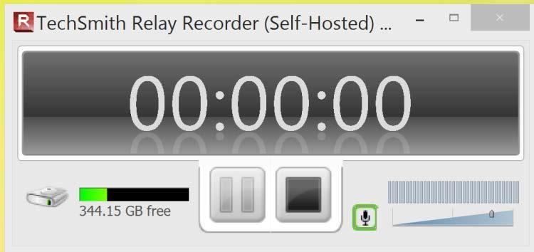 2. To pause the recording, press F1 and to stop the recording, press F2 (if the hotkeys were configured in the Set Up Relay section).