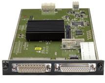 2 x HS MN-HD-6-IO Universal 3G/HD/SD-SDI Video Input/Output Card The MN-HD-6-IO Card provides two inputs, two outputs and two user definable input or output connectors for six HD/SD-SDI/ASI or three
