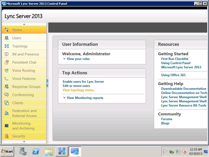 3 Set up rules in Lync Server 2013 Control Panel 3.