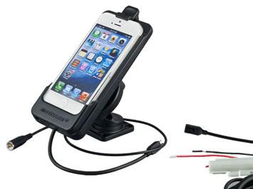 70 DASH MOUNT PHONE CRADLE - CHARGER & Smooth talker cradle is designed to be installed into the vehicle and the power cord is soldered or crimped directly to the vehicle fuse panel wiring or battery
