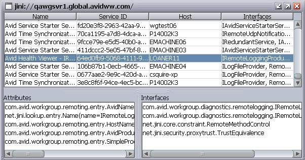 2 Avid Interplay Service Configuration To view information about a particular service associated with the selected Lookup service: t Double click the service name in the list.
