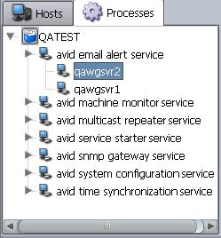 Avid Interplay Service Configuration Window Hosts on which this