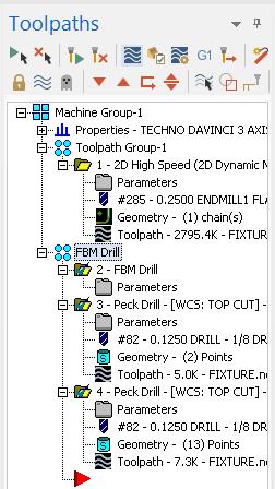 Step 3. Click Backplot in Toolpaths Manager, Fig. 64. Step 4.