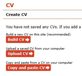 Lesson 4: Uploading Your CV Before starting this step make sure you have