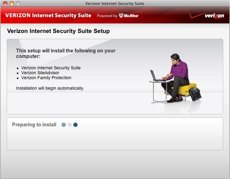 computer, you must remove it to make sure that it doesn't interfere with Verizon Internet Security Suite Powered by