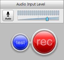 Recording with Camtasia Relay Record a Lecture Auto clicking the button changes it from the default green (recording levels are automatic) to grey, where you use the slider to adjust the recording