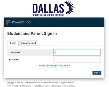 4. The portal designed for substitute teachers is https://dallasisd.powerschool.com/subs NOTE: The login screen is very similar in all four portals.