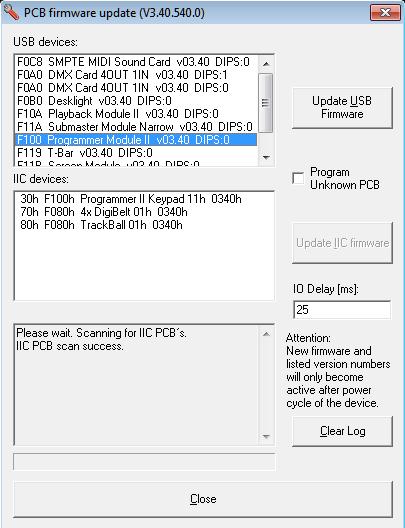 USB Firmware (F100) Programmer Module II (V3.40) USB.