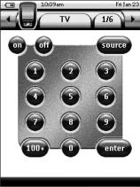 Taking a First Look The Touch Screen Pronto Icon Device Overview button Page