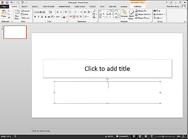 This feature is useful when working on a slide as it permits the user to see the current slide