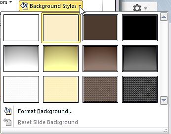 5.3 Color Schemes The colors of predesigned slide templates can be changed and a color scheme can be added to blank presentations.