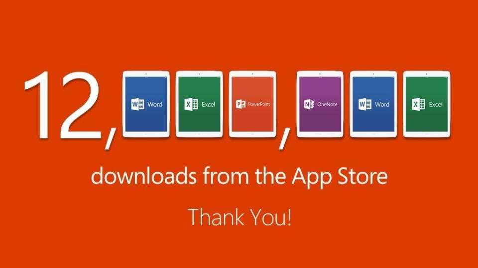 Microsoft Office for ios, Android on its