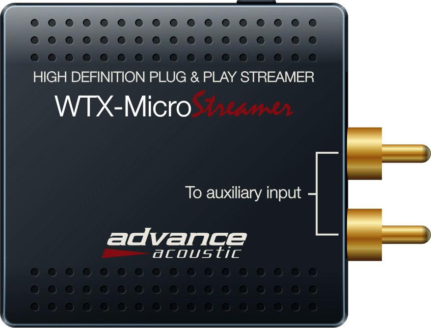 Network Player WTX-StreamPro WTX-MicroStream WTX-MicroStream The WTX-MicrsoStream is the smallest plug&play network streamer of the world.