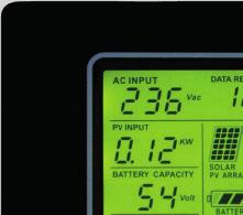At night or in complete failure of PV modules, the inverter will automatically switch to the AC