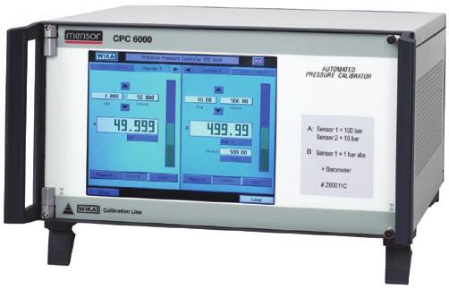 Calibration Technology Pneumatic Precision Pressure Controller Model CPC6000 R WIKA Data Sheet CT 27.
