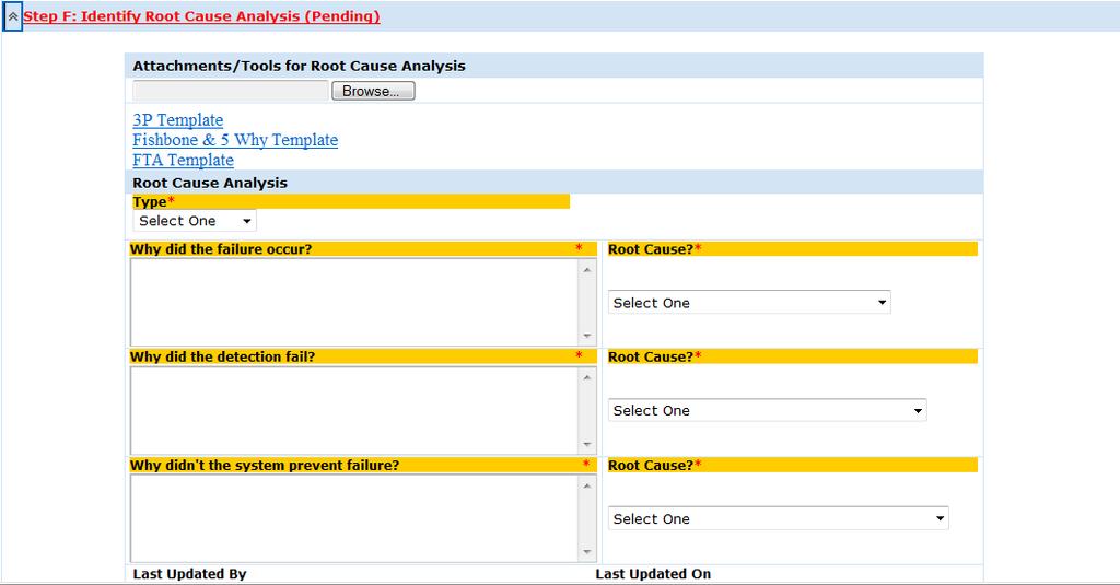Step E: Identify Team Members The default values can be updated