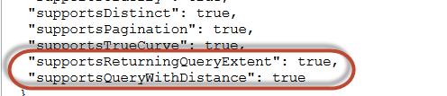 Query by Distance and ReturnExtents (ver