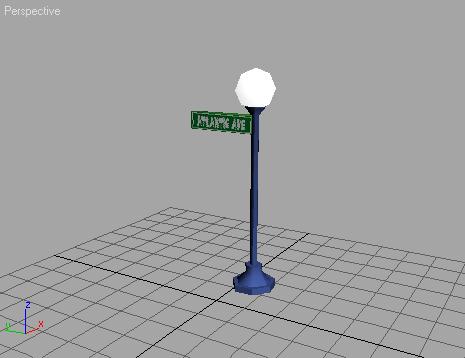 Instead of using measuring tools like the Tape helper or the Measure utility, you will instead use the scene itself, through XRefs. Scale the street lamp: 1 Choose File > XRef Scene.