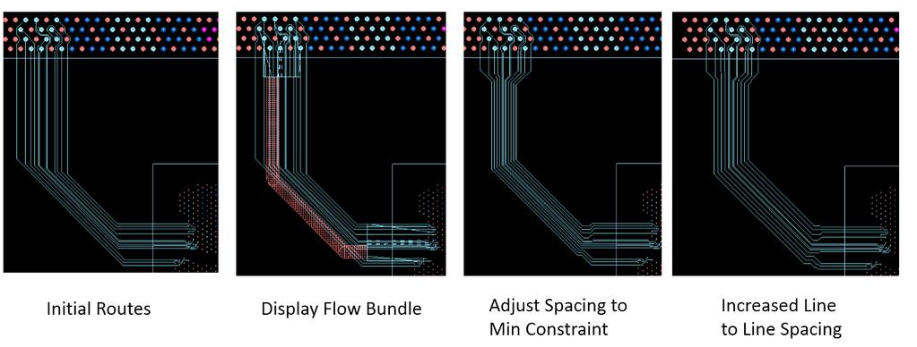 Auto-Interactive Adjust Spacing Allow users to compress / expand line to line spacing within signal group Use RMB on bundle