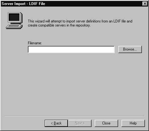110 Importing Server Definitions 4 Chapter 7 File I LDAP/ADS Configuration If the server information is correct, then click Next.
