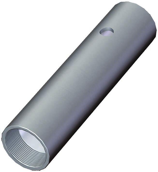 Tubo di prolunga Extension tube (in alluminio) (in aluminum) D19 A D OF10L60 OF14L80 OF20L100