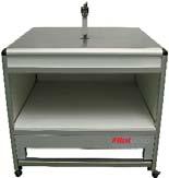 net): 500 kg (1102 lbs) (approx. gross): 890 kg (1960 lbs) 2260 x 3090 x 780 mm (88.9 x 121.7 x 30.7") nyloflex Cutting Table F V Art.