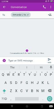 Add Recipient Text message field Attachments Message